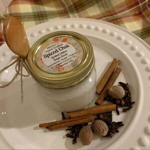 Spiced Chai sugar scrub: hand crafted, all natural. Limited edition fall scent.